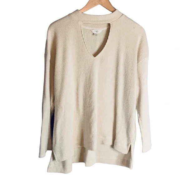 Terra Sky Sweaters Terra Sky Mock Neck Lightweight Sweater